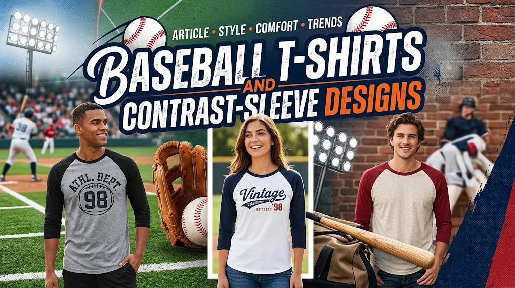 Baseball T-Shirts and Contrast-Sleeve Designs