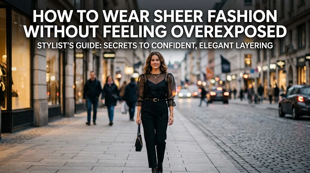 How to wear sheer fashion without feeling overexposed