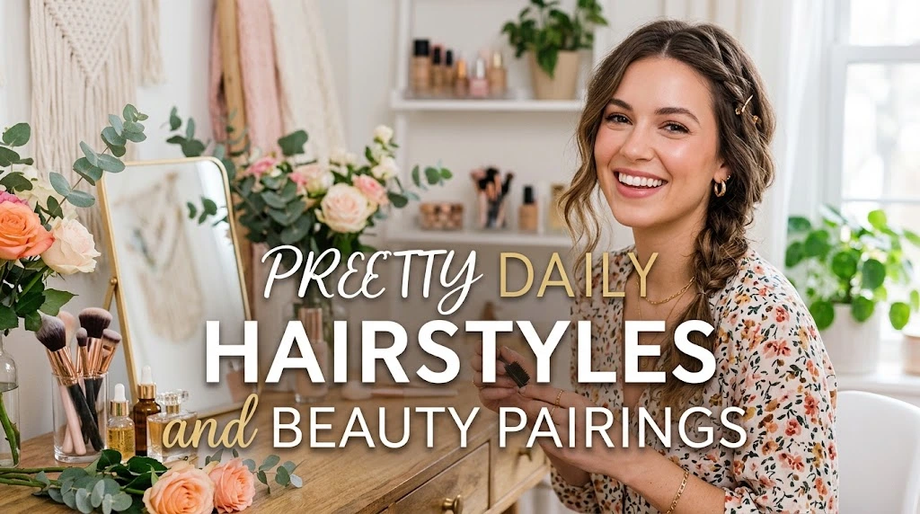Pretty Daily Hairstyles and Beauty Pairings